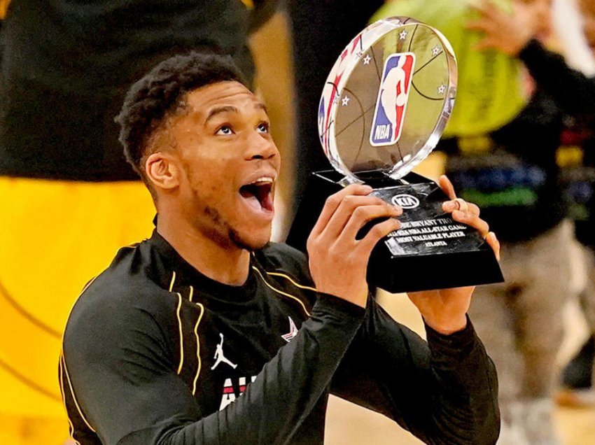 Giannis Antetokounmpo shpallet MVP i NBA All-Star Game