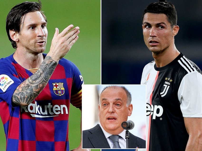 Presidenti i La Liga-s, Tebas: Largimi i Messit nuk do ndikojë në “El Clasico”, ashtu siç nuk ndikojë largimi i CR7