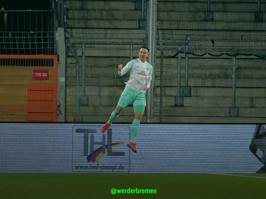 Rashica titullar, Werder fiton