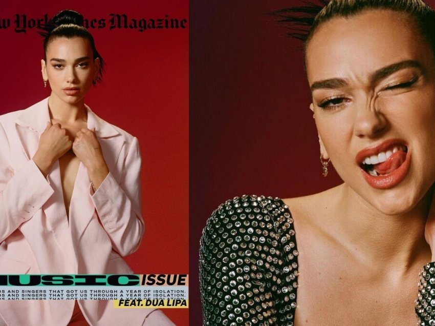 Dua Lipa pozon për “The New York Times”