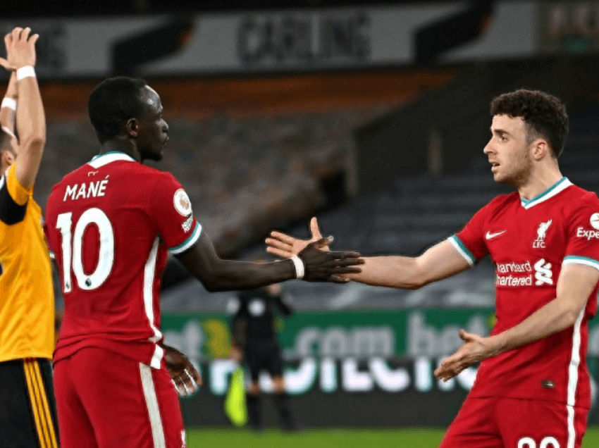 Liverpool i falet Jotas, triumfon ndaj Wolves