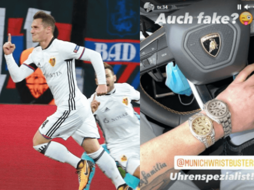 Xhaka mburret me luksin, zbulon dy ora Rolex në Lamborghini