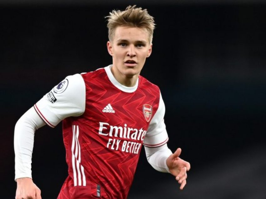 Odegaard i lumtur te Arsenal