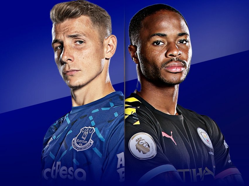 Everton – Man City, formacionet zyrtare