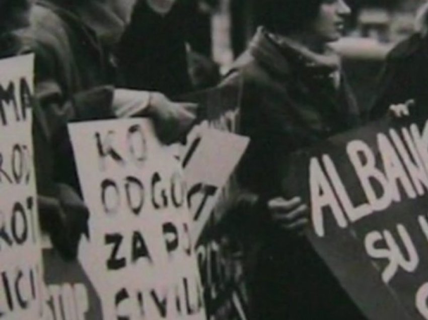 “Gratë në të zeza” protestojnë kundër racizmit të shqiptarëve në Serbi