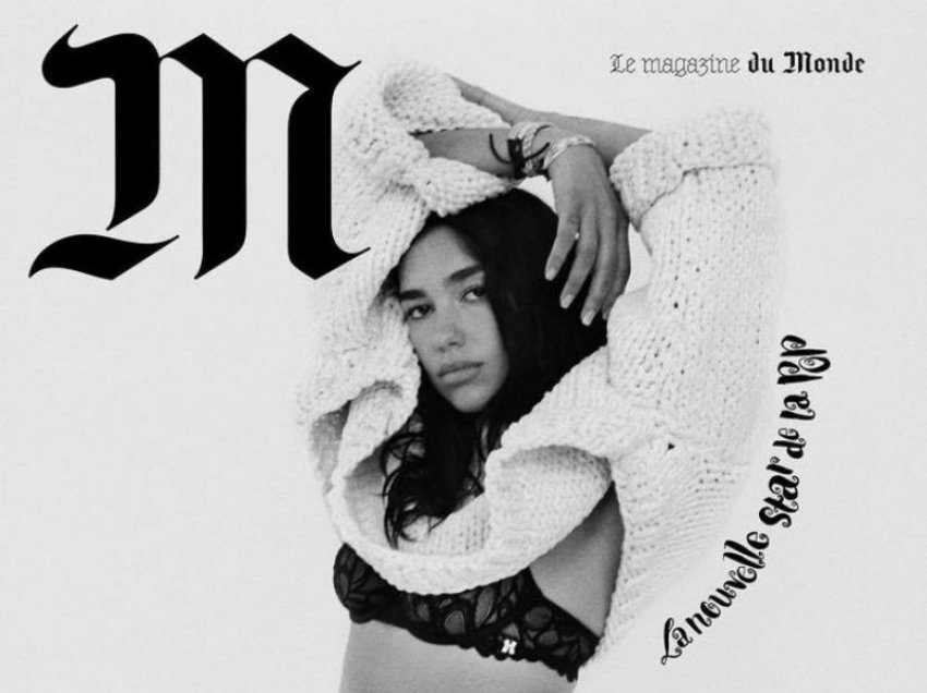 Dua Lipa pozon gjysmë e zhveshur për revistën franceze