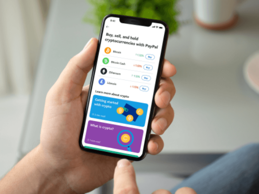PayPal lançon pagesat përmes Bitcoin, Ethereum dhe Litecoin