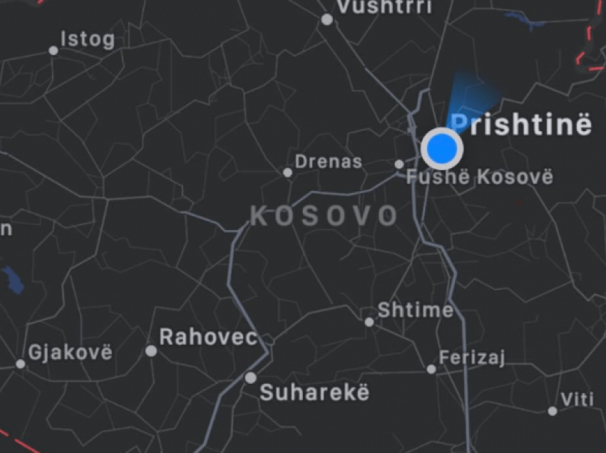 Apple Maps ndryshon emrat e qyteteve të Kosovës, ato tashmë shënohen në gjuhën shqipe dhe jo serbe