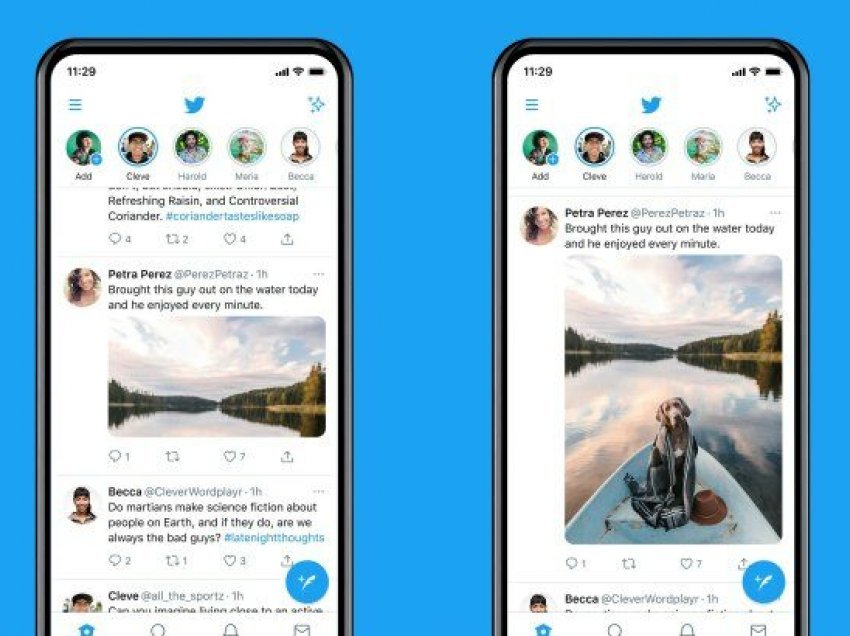 Twitter ndryshon mënyrën sesi shfaqen imazhet