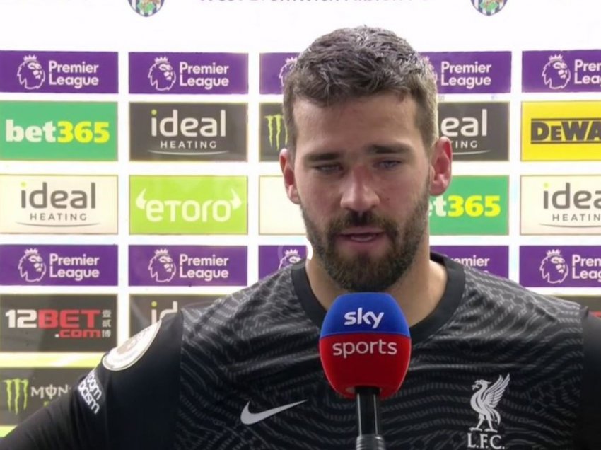 Alisson: Jam shumë i emocionuar, golin ia dedikoj babait tim