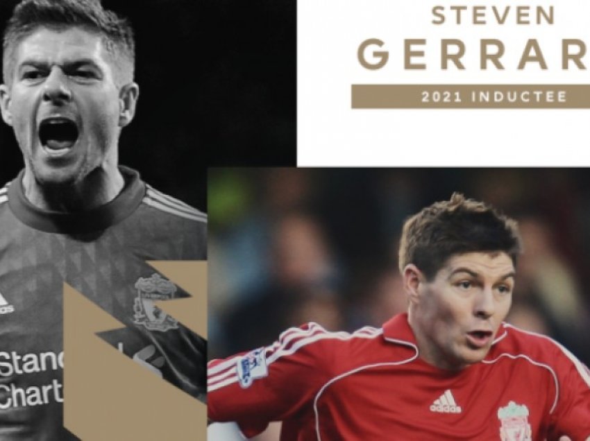 Gerrard është i pesti nga gjashtë lojtarët që shpallet në Sallën e Famës të Premier League 