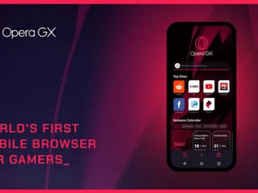 Opera lançon shfletuesin dedikuar gaming në Android dhe iOS