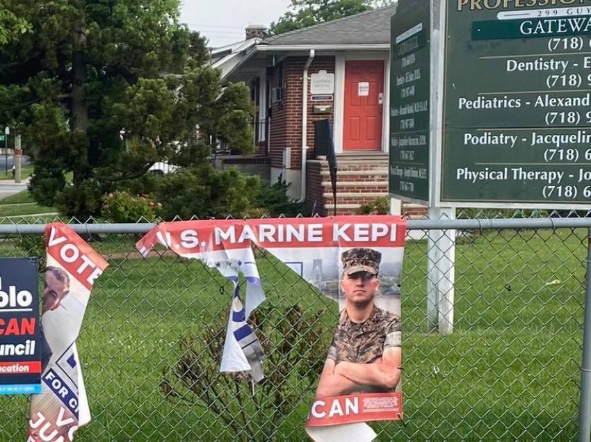 Vandalizohen posterat e kandidatit shqiptar për Këshillin Bashkisë së Qytetit - Qarkun 50 në Staten Island – New York City