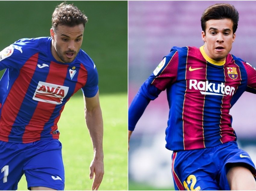 Eibar – Barcelona, formacionet zyrtare