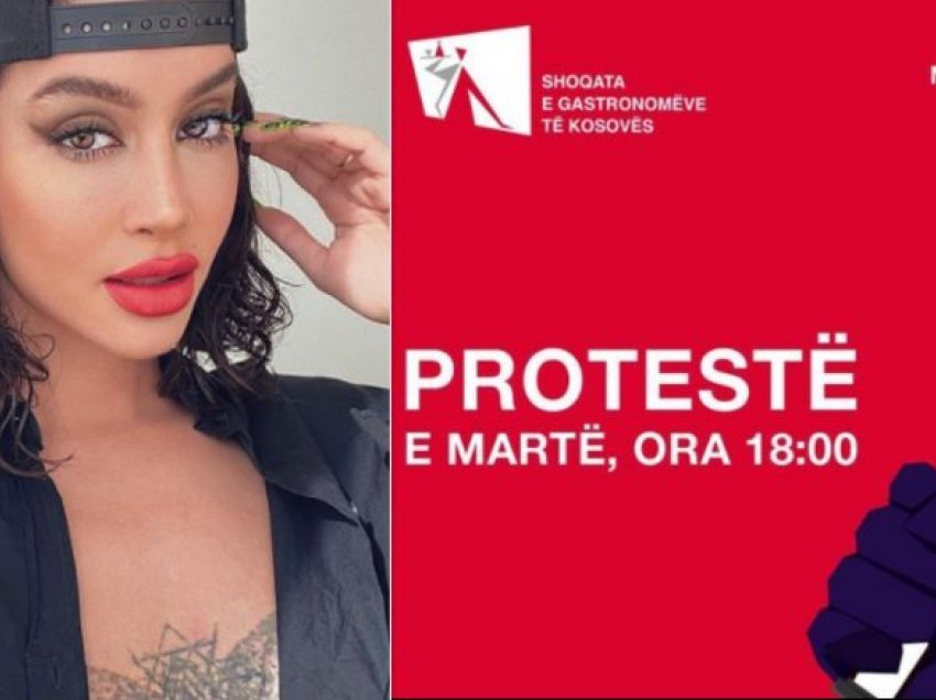 “Me një vaksinë nuk çel pranvera”, Dafina Zeqiri i bashkohet protestës së gastronomëve