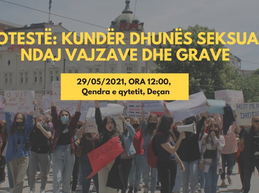 Protestë: Kundër dhunës seksuale ndaj vajzave dhe grave