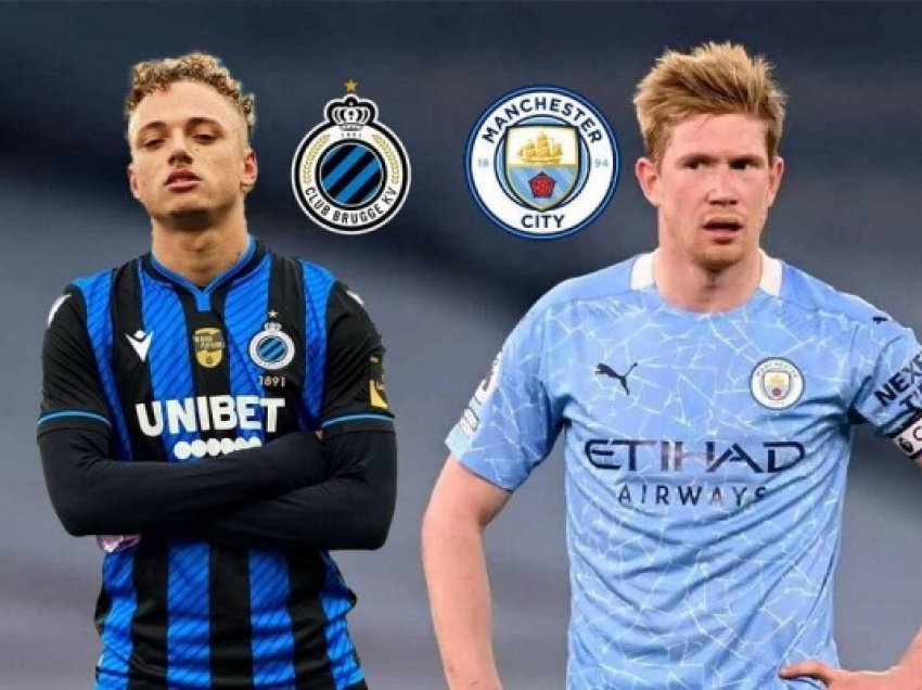 Manchester City-Club Brugge, ja formacionet e mundshme