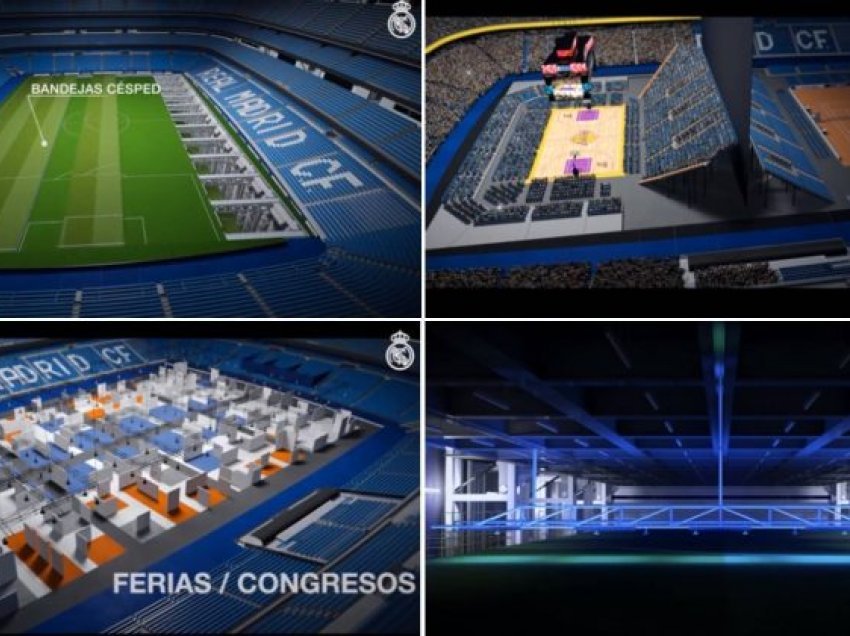 Pamje nga stadiumi “Santiago Bernabeu”