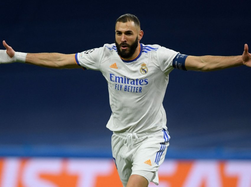 Benzema shënon golin e 1000-të të Real Madridit në Champions