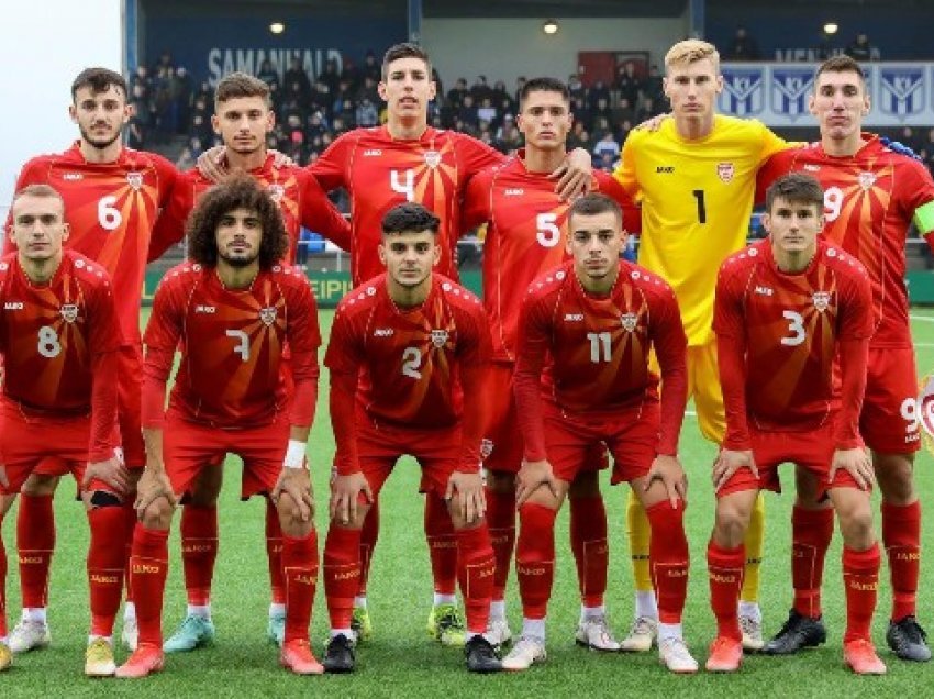 Maqedonia U-21 me disa shqiptarë në formacion 