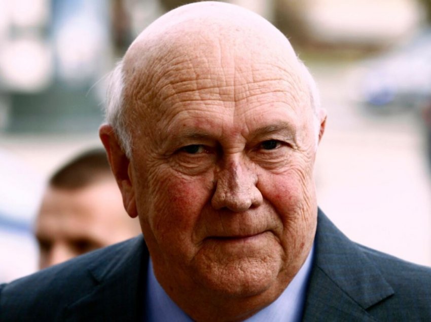 Vdes ish-presidenti i Afrikës së Jugut, FW de Klerk