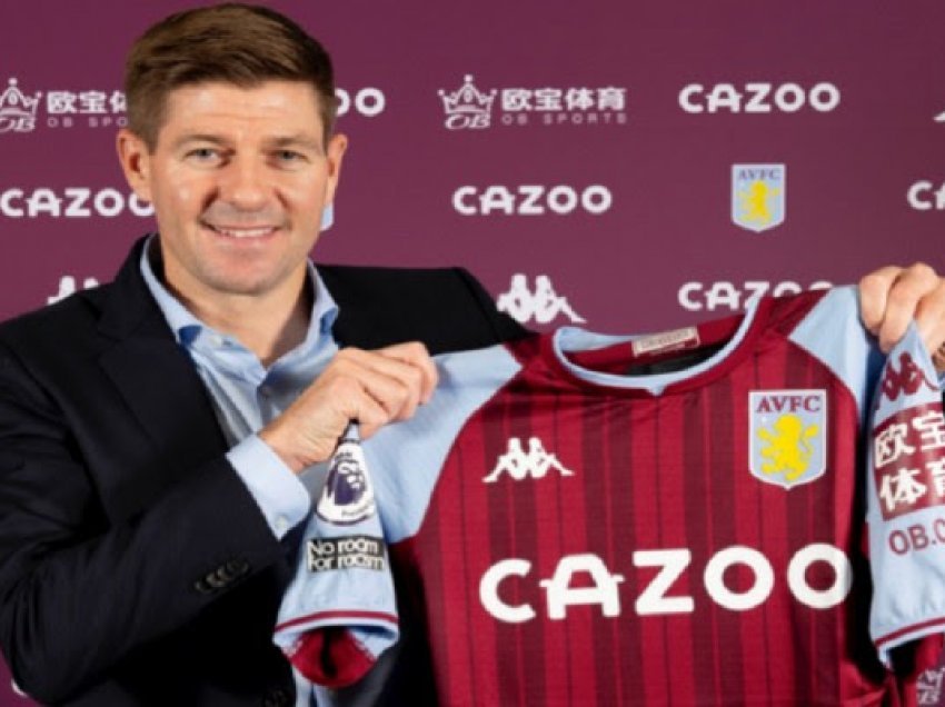 ​Gerrard flet fjalët e para si trajner i Aston Villës