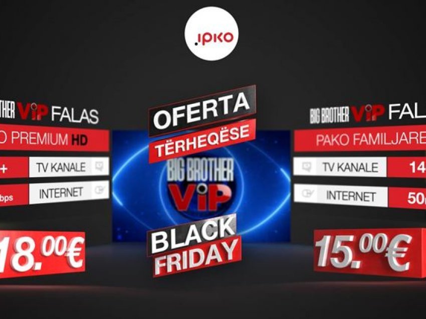 IPKO sjell oferta promocionale të parezistueshme në këtë Black Friday