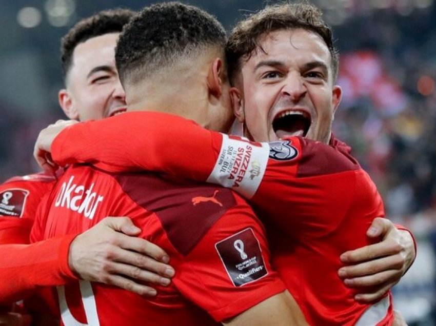 Xherdan Shaqiri e Andi Zeqiri, me Zvicrën në festë të çmendur, kualifikohen