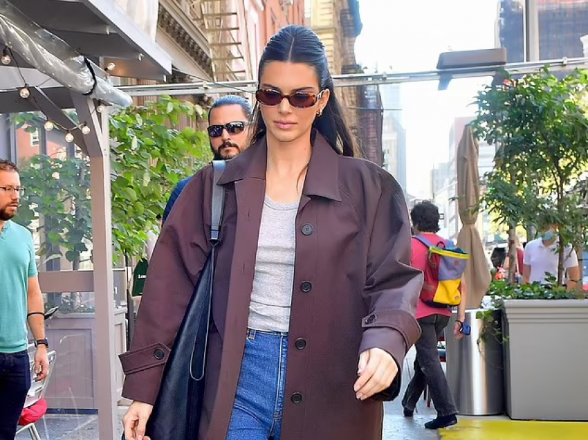 Kendall Jenner me një stil vjeshte