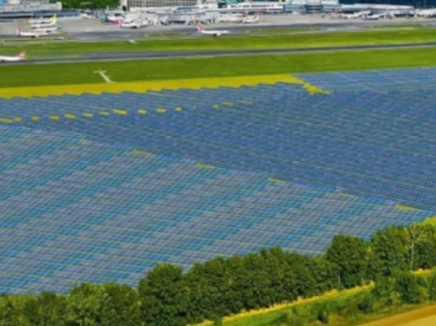 Aeroporti vjenez merr centralin më të madh të energjisë diellore në Austri