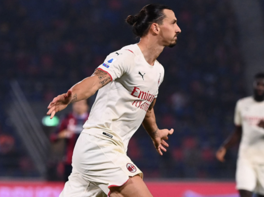 Ibrahimovic bëhet 40-vjeçari i katërt në histori të Serie A që realizon gol në kampionat