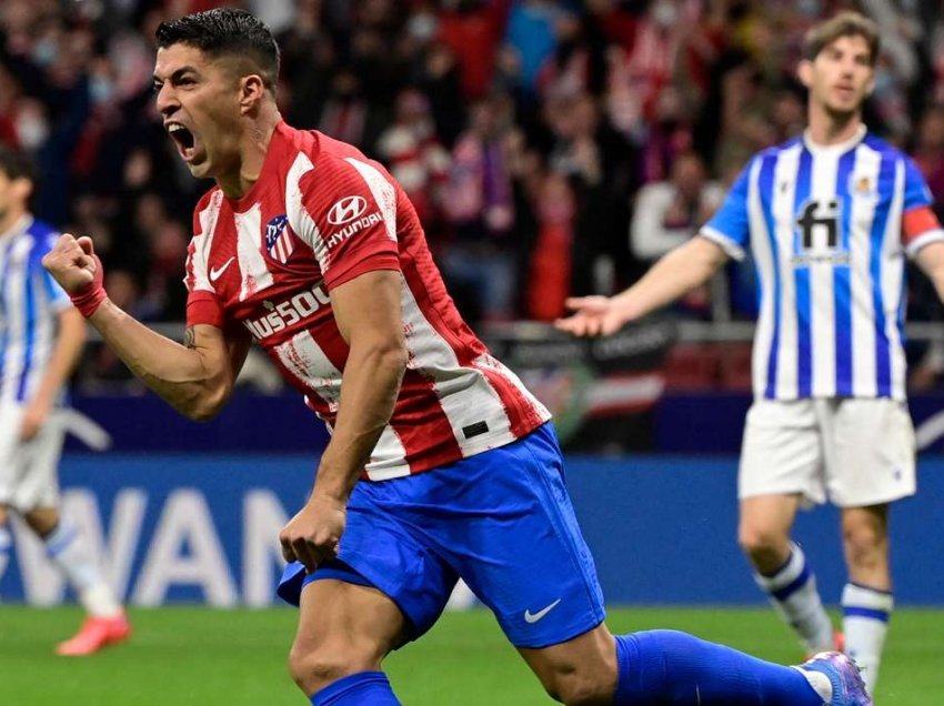 Luis Suarez shmang humbjen e Atleticos! Sociedad lider e Januzaj një minutë lojë