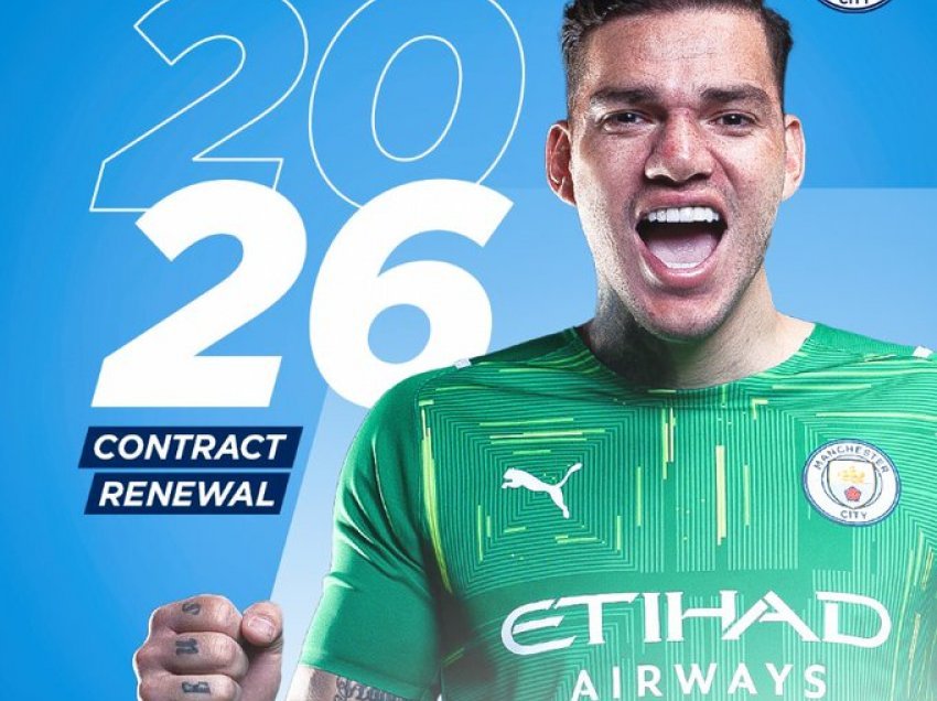 Ederson do të vijojë ende të jetë pjesë e Manchester Cityt