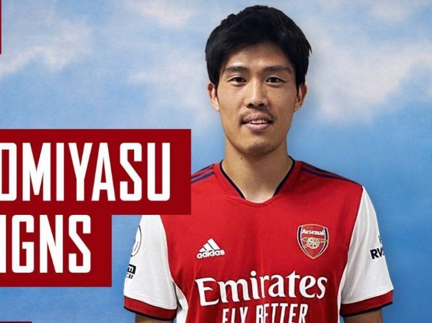 Arsenal prezanton mbrojtësin Tomiyasu