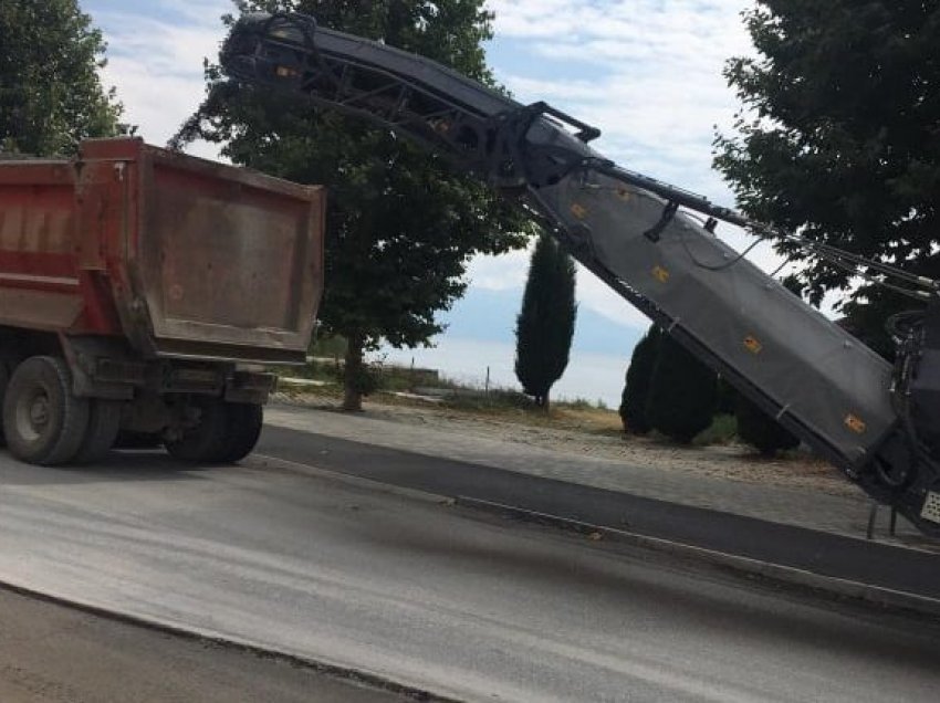 Nis ndërtimi i rrugës buzë Liqenit në Strugë