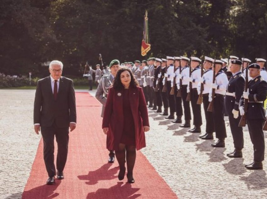 Mikpritje e ngrohtë për presidenten Osmani në Gjermani