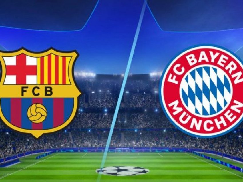 Formacionet zyrtare: Barcelona - Bayern 