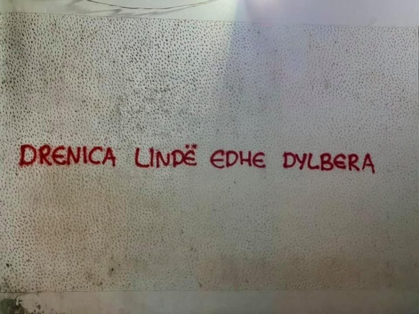 Drenasi mbushet me grafite “Drenica lind edhe dylbera”