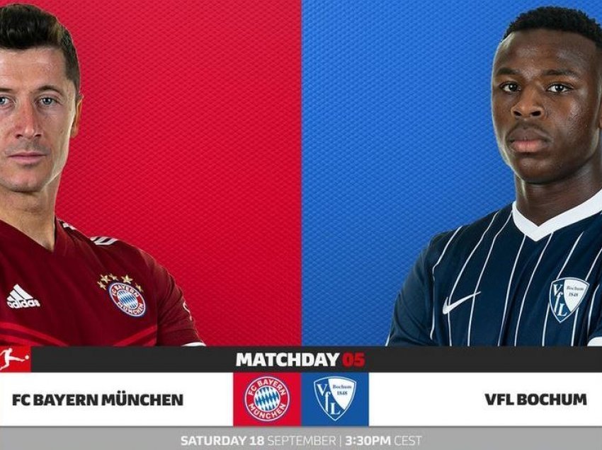 Bayern Munich – Bochum, formacionet zyrtare