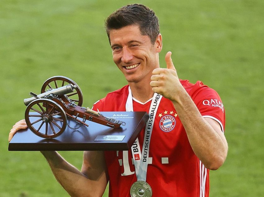 Robert Lewandowski nesër e pranon Këpucën e Artë