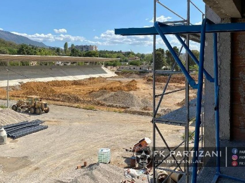 Stadiumi i Partizanit është pothuajse gati