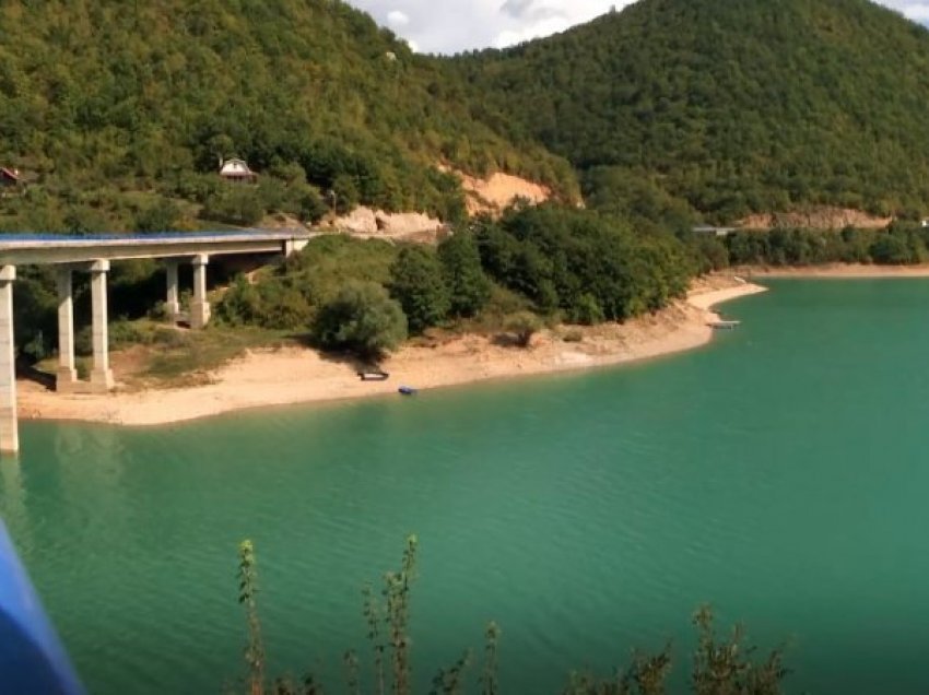 Pamje se si duket rruga nga Liqeni i Ujmanit e deri në Bërnjak 