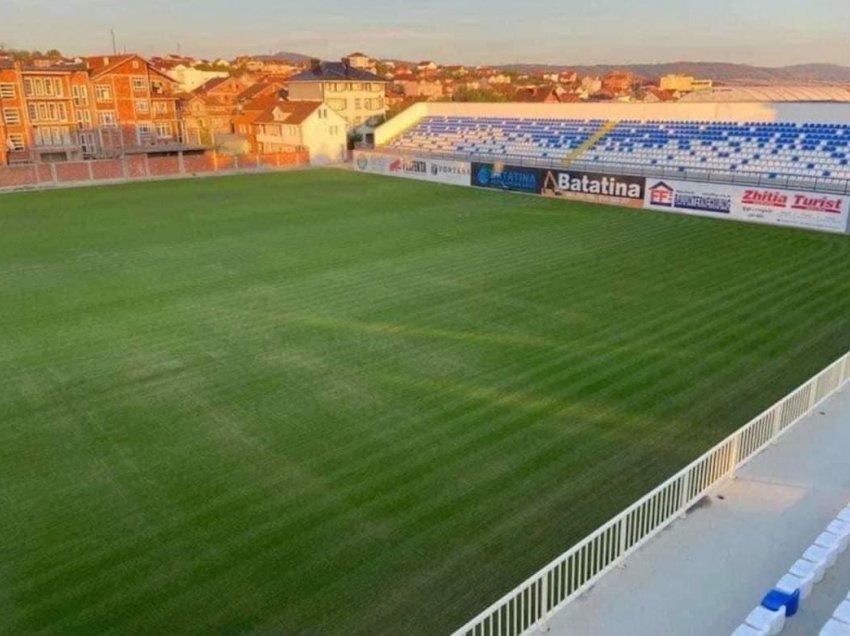 Kështu duket stadiumi në Podujevë! Batatina: Vazhdojmë me punë të mira 