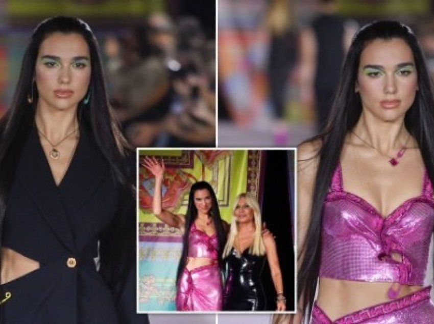 ​Dua Lipa debuton në Versace