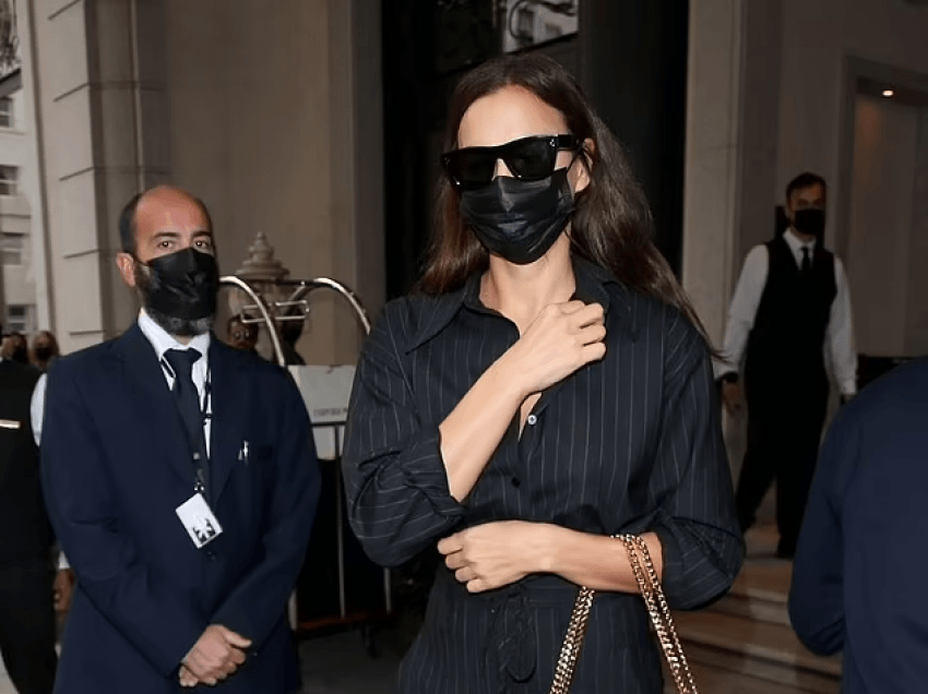 Irina Shayk në të zeza, duket shumë elegante