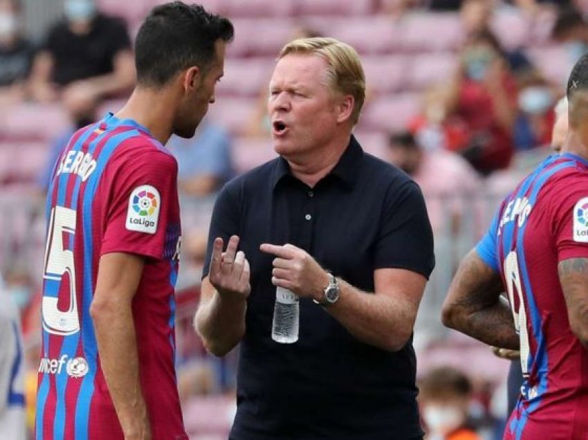 Busquets mbron Koeman pas humbjes turpëruese