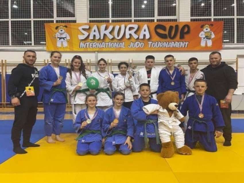 Tetë medalje për klubin e xhudos “Ippon” në turne ndërkombëtar