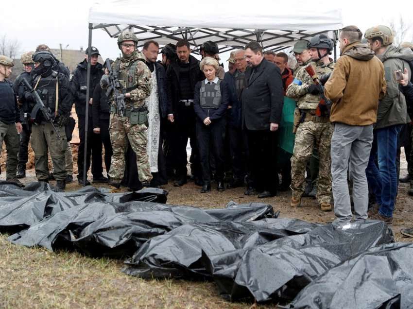 Von der Leyen: Nëse mizoritë në Bucha nuk janë krim lufte - çfarë është një krim lufte?