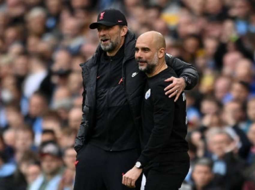 ​Përqafimi tejet i veçantë Klopp-Guardiola pas derbit