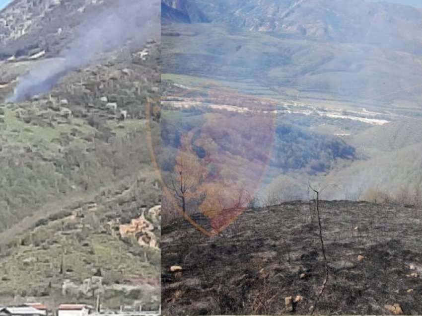 Ndezi zjarr në pronë shtetërore/ Arrestohet në flagrancë 59-vjeçari në Gjirokastër